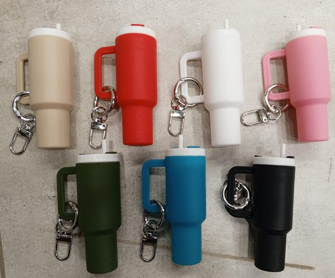 Colorful Mini Stanley Tumbler Key Chain