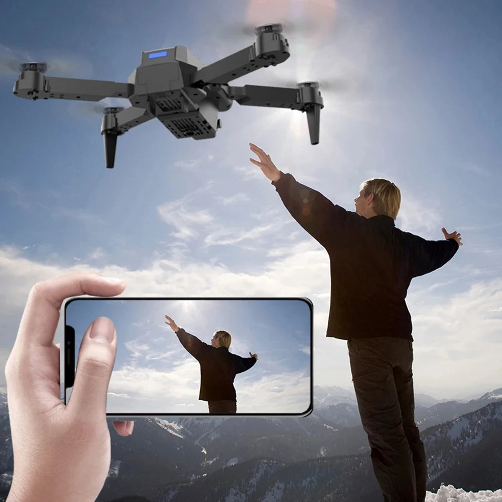 Professional Drone E88 4K Wide-Angle HD 1080P Camera WiFi FPV Height Hold Foldable