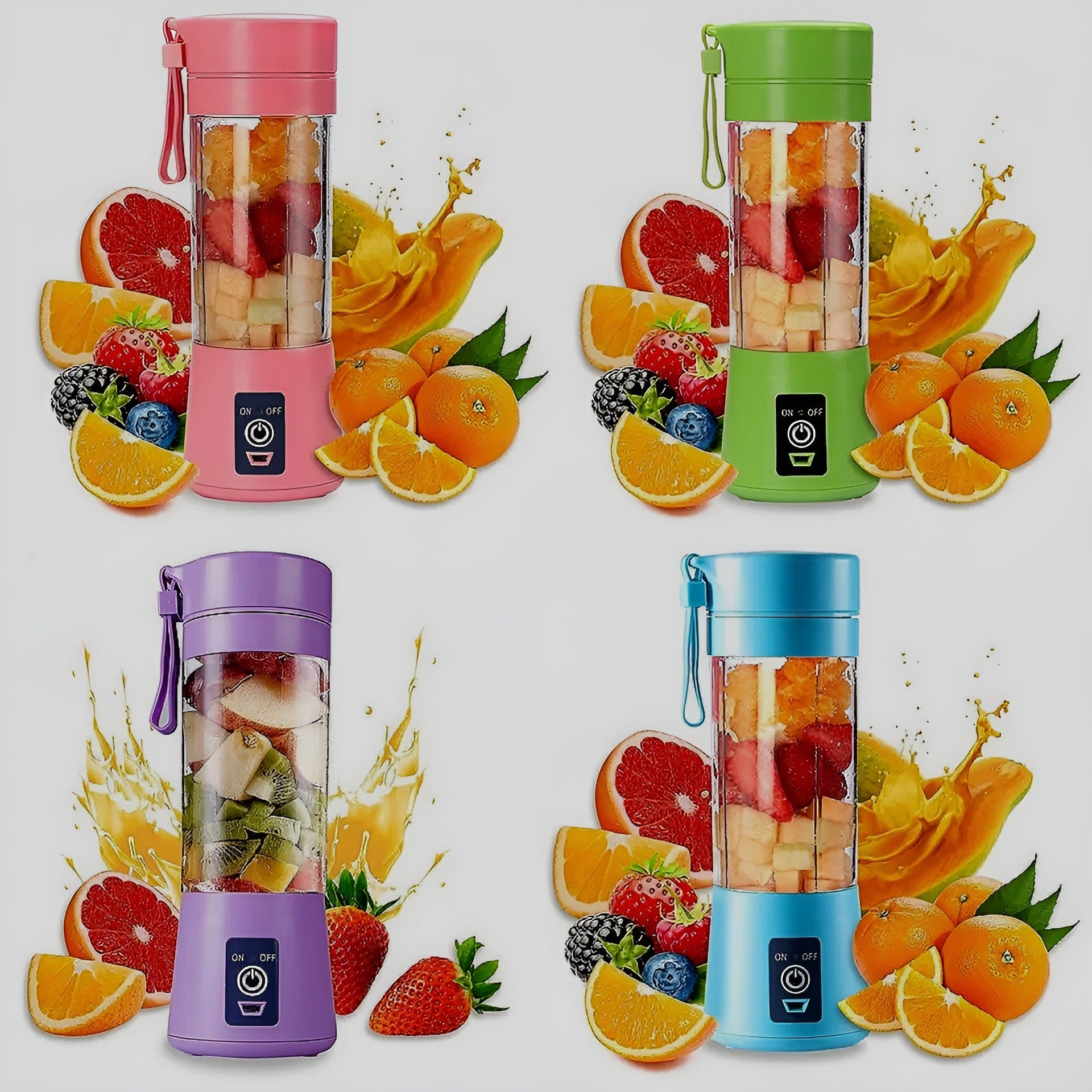 Home pagPortable Mini 6 Blade Juicer Blender e