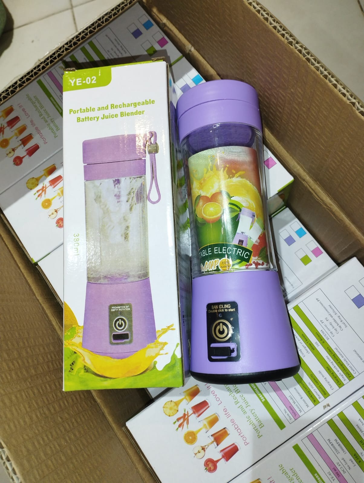 Portable Mini 6 Blade Juicer Blender