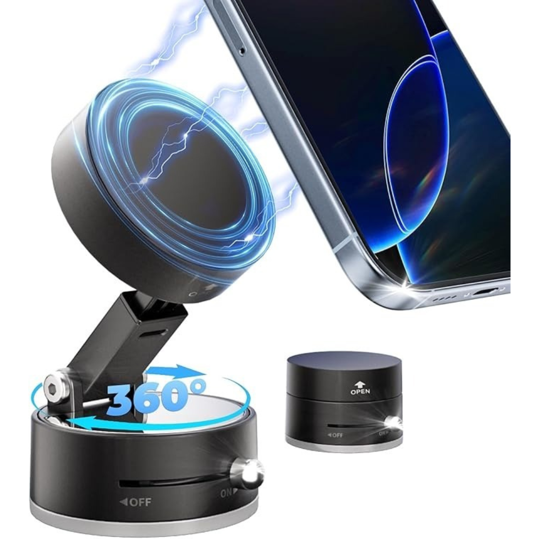 Foldable Vacuum Magnetic Car Phone Holder SKU: WB-UA1630